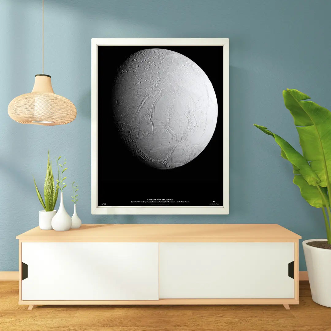 Approaching Enceladus